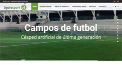 Desktop Screenshot of agorasport.es