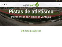 Tablet Screenshot of agorasport.es